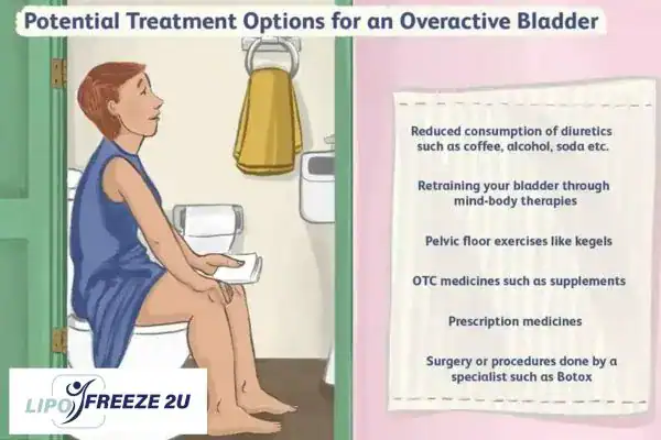image of woman on toilet because of an overactive bladder Oldham