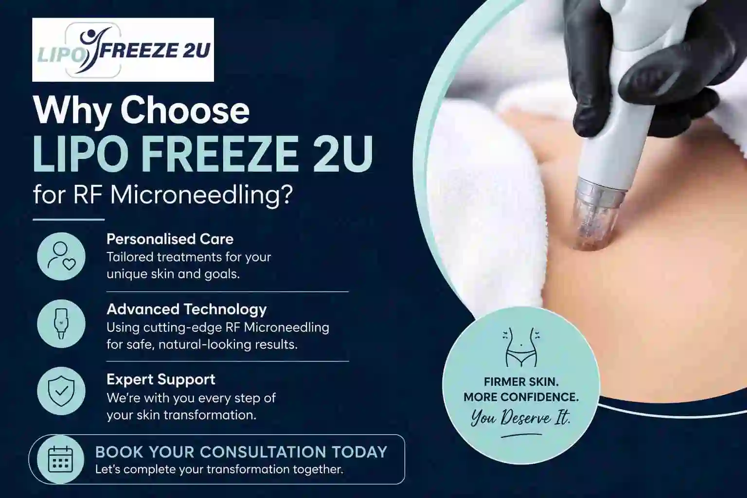 Why Choose LIPO FREEZE 2U for RF Microneedling Oldham?