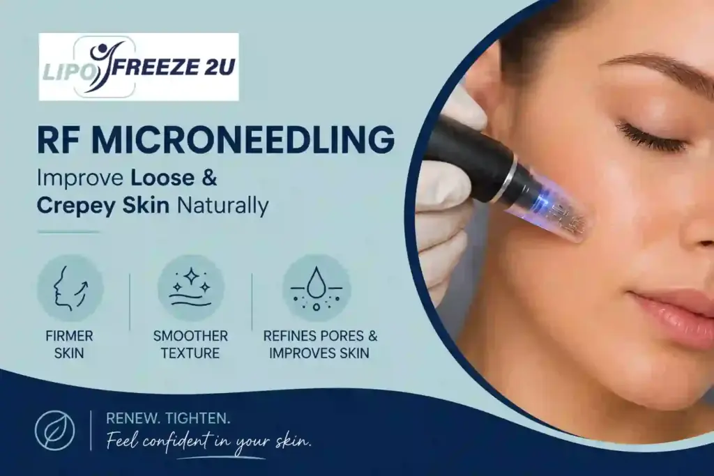 Can RF Microneedling Help Improve Loose and Crepey Skin Oldham?